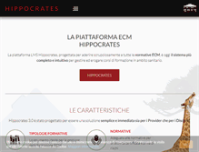 Tablet Screenshot of e-hippocrates.it
